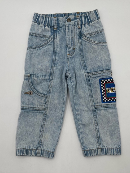 Little Levi’s Other - Vintage 80s 90s Little Levis Denim Jeans Kids Toddler Size 3T Cargo Checkered
